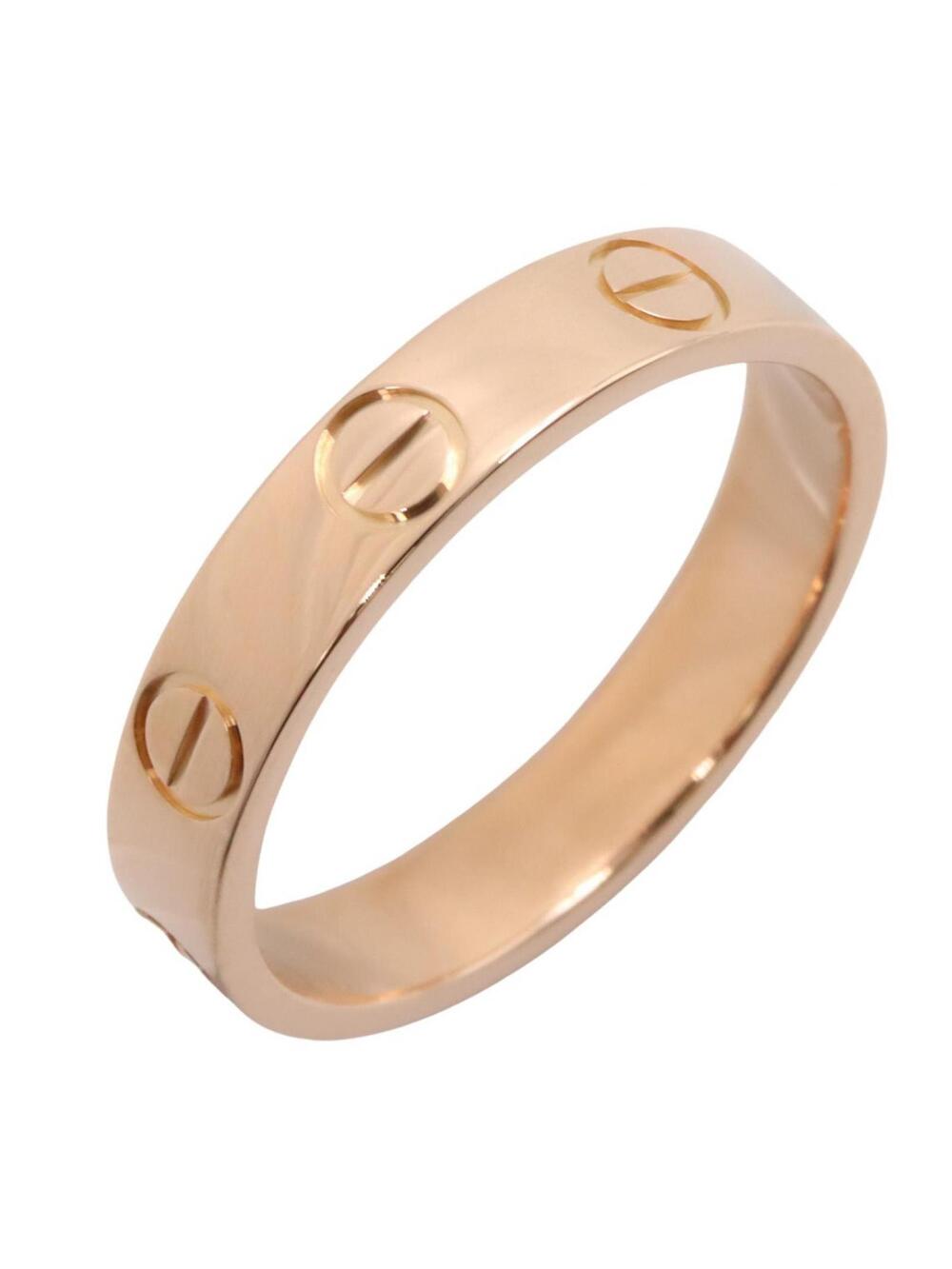 Cartier Mini Love Ring 18Kpg Pink Rose #334754C13B